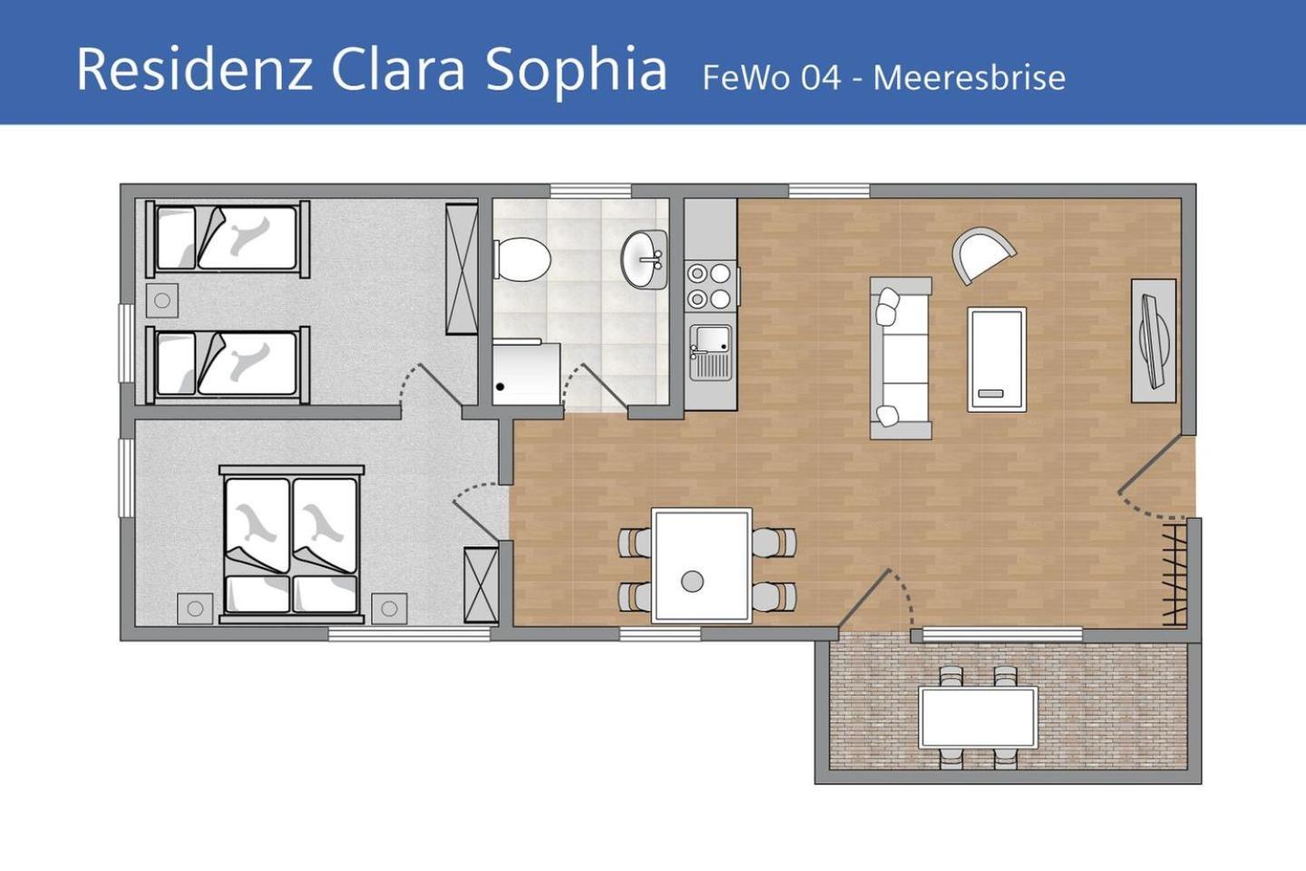 Ferienwohnung Meeresbrise In Der Residenz Clara Sophia บินซ์ ภายนอก รูปภาพ
